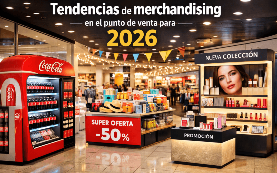 Tendencias de merchandising en el punto de venta para 2026 con PLV estratégico