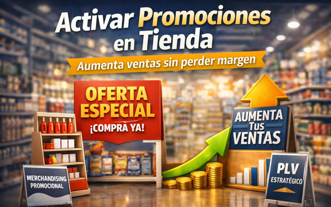 Activar promociones en tienda con PLV estratégico para aumentar ventas sin perder margen